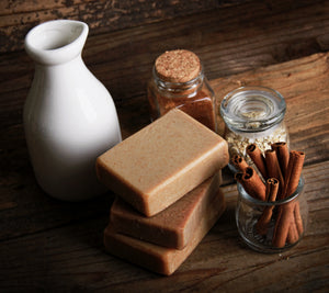Oatmeal Milk & Honey Cinnamon Soap